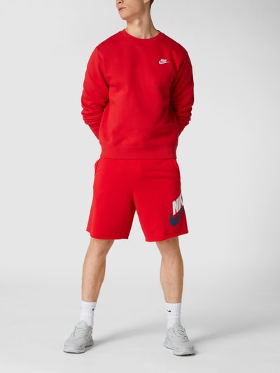 Nike Sweatshirt met labelstitching Rood - 1