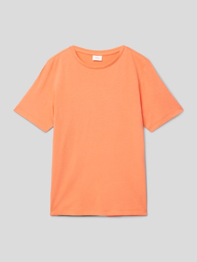 s.Oliver RED LABEL T-Shirt mit Motiv-Print Orange 1