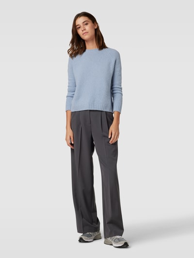 Weekend Max Mara Strickpullover in melierter Optik Modell 'GHIACCI' Hellblau 1