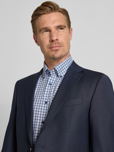 ETERNA Modern fit zakelijk overhemd met button-downkraag Bleu - 3