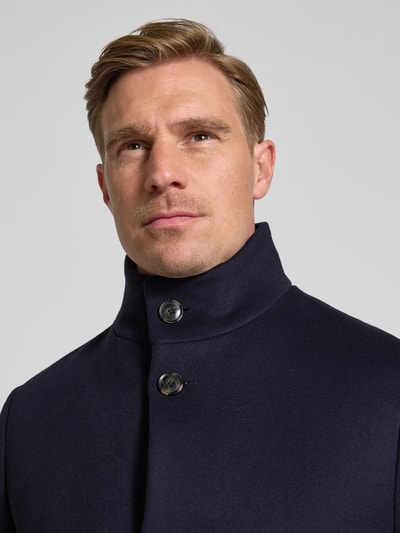 Tommy Hilfiger Regular Fit Mantel aus Woll-Mix Marine 3