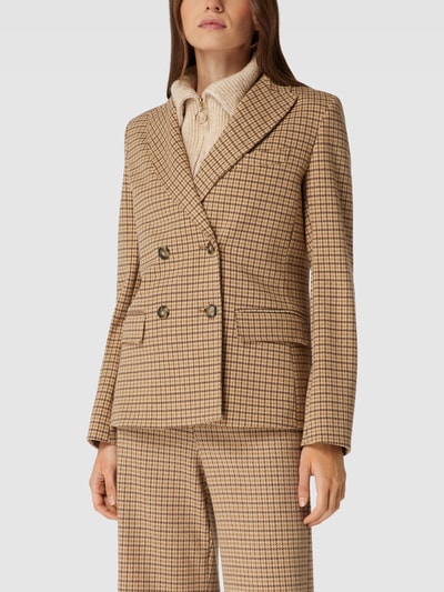 Weekend Max Mara Blazer met all-over motief, model 'Rodeo' Camel - 4