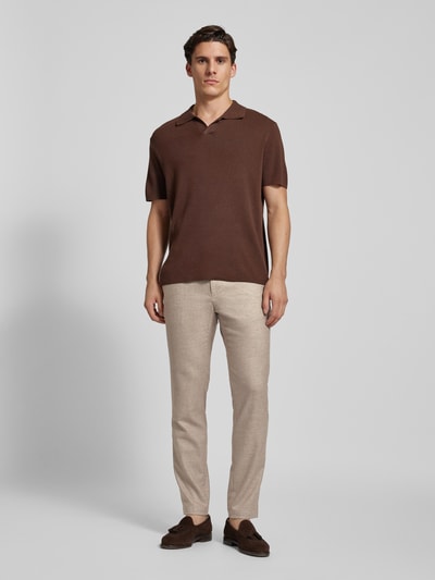 ALBERTO Chino met tunnelkoord, model 'Jump' Beige - 1