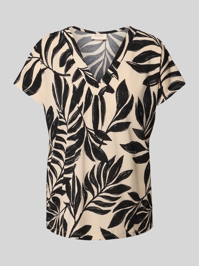 FREE/QUENT Regular Fit Bluse mit V-Ausschnitt Modell 'Floi' Black 2