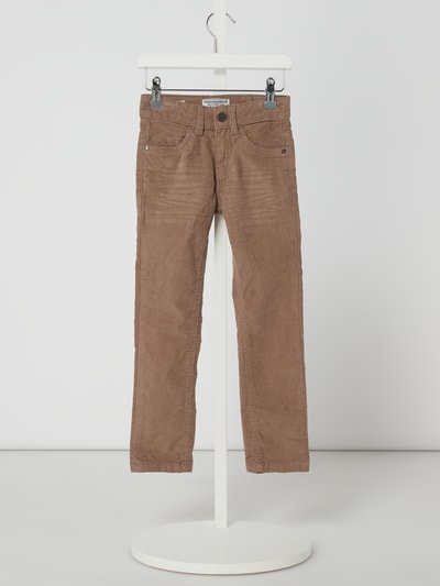 Review for Kids Slim Fit Hose aus Cord Mud 1