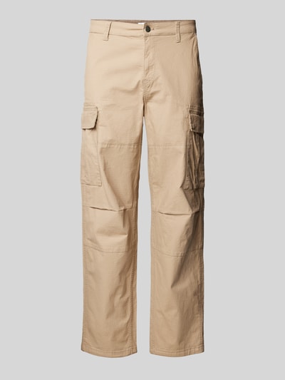 Only & Sons Loose fit cargobroek met riemlussen, model 'RAY LIFE' Beige - 2