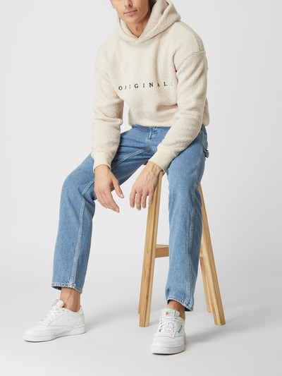 Jack & Jones Oversized hoodie van teddybont, model 'Copenhagen' Offwhite - 1