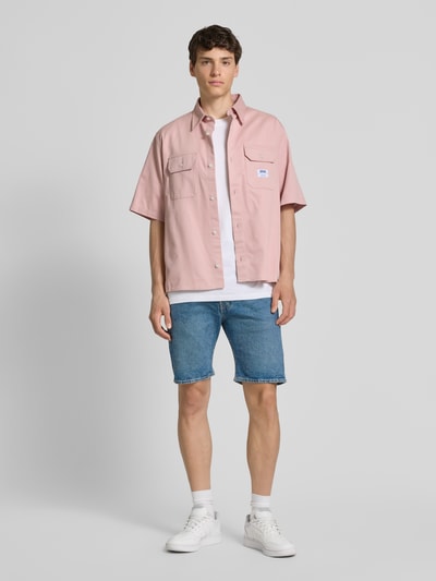 Levi's® Korte regular fit jeans in 5-pocketmodel, model '501' Jeansblauw - 1