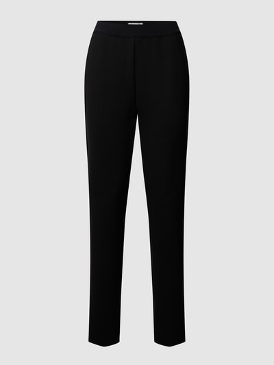 Raphaela By Brax Stoffen broek met elastische band, model 'Liv' Zwart - 2