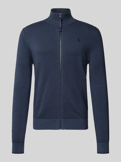 Lerros Gebreid vest met opstaande kraag Donkerblauw - 2