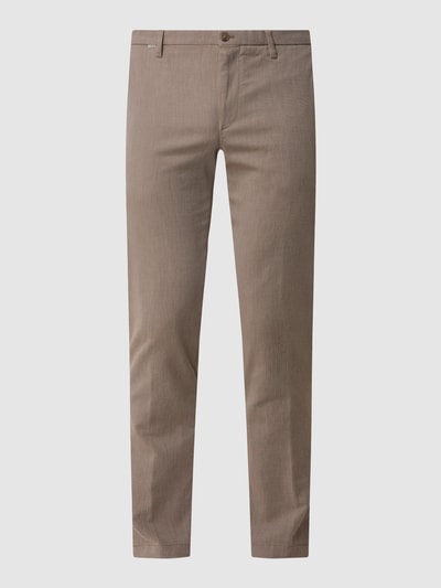 Cinque Grey Slim fit stoffen broek met stretch, model 'CiBrody' Lichtbruin - 2