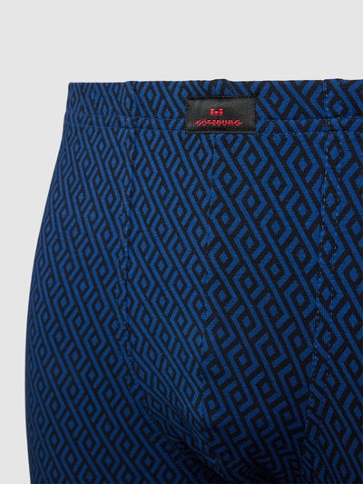 GÖTZBURG 1889 Leggings mit Allover-Muster Modell 'X-LASTIC' Blau 2