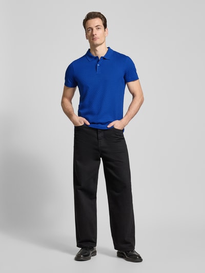 JOOP! Collection Poloshirt mit kurzer Knopfleiste Modell 'Bradley' Royal 1