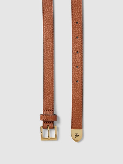 Lauren Ralph Lauren Riem met labeldetails Cognac - 3