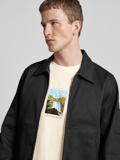 Jack & Jones T-shirt z okrągłym dekoltem model ‘JORSPLIT’ Złamany biały 3