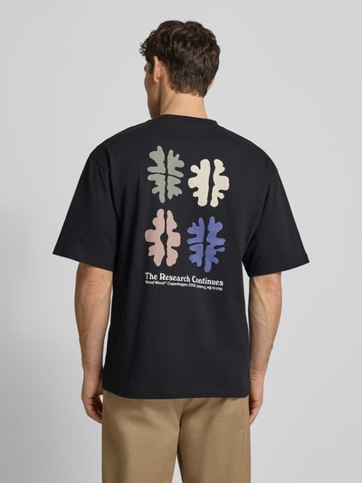 Wood Wood T-Shirt mit Rundhalsausschnitt Modell 'Gary' Black 5