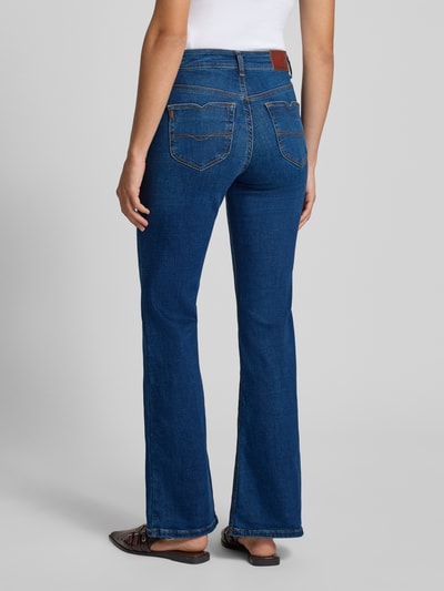 Pepe Jeans Jeansy o rozkloszowanym kroju z mieszanki bawełny model ‘WILLA’ Jeansowy niebieski 5