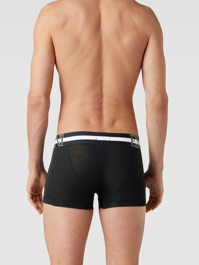 Emporio Armani Nauwsluitende boxershort met logoband Zwart - 4