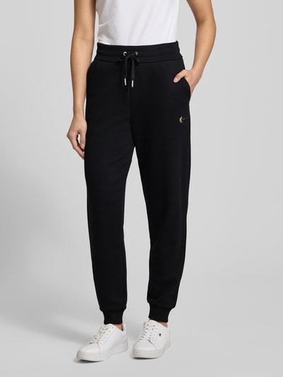 ARMANI EXCHANGE Spodnie dresowe z elastycznym ściągaczem Czarny 4