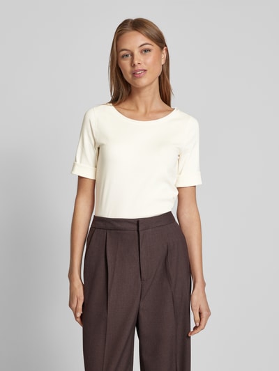 Marc Cain T-shirt met 1/2-mouwen Ecru - 4