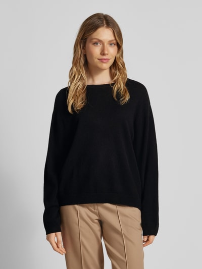 Christian Berg Woman Gebreide pullover met ribboorden Zwart - 4