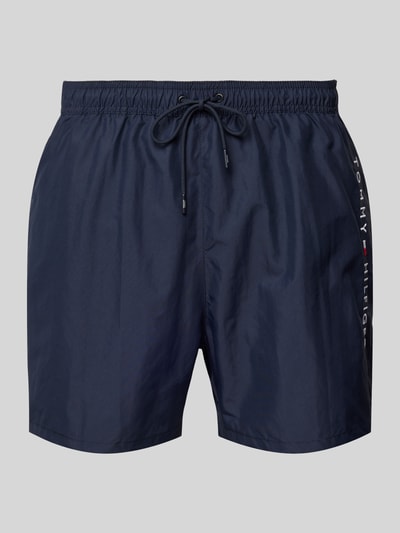 Tommy Hilfiger Badeshorts mit elastischem Bund Modell 'ORIGINAL' Dunkelblau 1