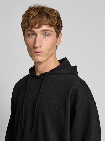 Calvin Klein Underwear Regular Fit Hoodie aus Baumwoll-Mix Black 3