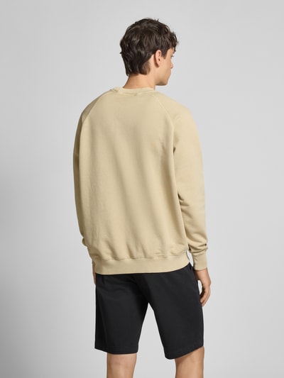 Pegador Sweatshirt mit Label-Stitching Offwhite 5