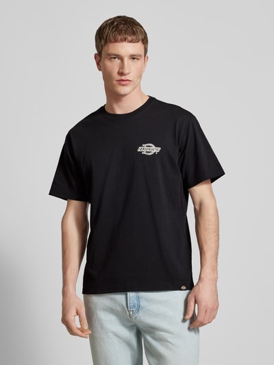 Dickies T-Shirt mit Label-Print Modell 'WOOD' Black 4