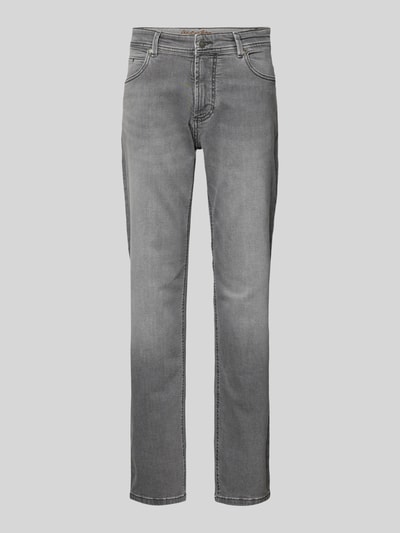 Christian Berg Men Regular Fit Jeans im 5-Pocket-Design Dunkelgrau Melange 2