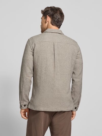 Jack & Jones Premium Regular fit vrijetijdsoverhemd met borstzakken, model 'Rayle' Beige - 5