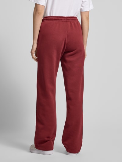 Gina Tricot Straight Leg Sweatpants mit elastischem Bund Bordeaux 5