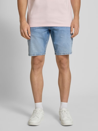 Levi's® Korte regular fit jeans met knoopsluiting Lichtblauw - 4