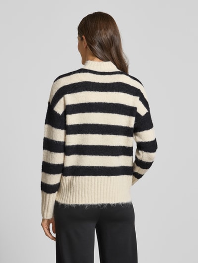 Soyaconcept Strickpullover mit gerippten Abschlüssen Modell 'ILENE' Black 5