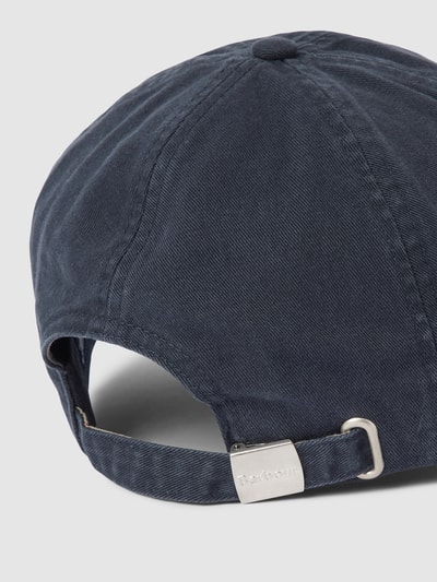 Barbour Basecap mit Label-Stitching Modell 'CASCADE' Marine 3