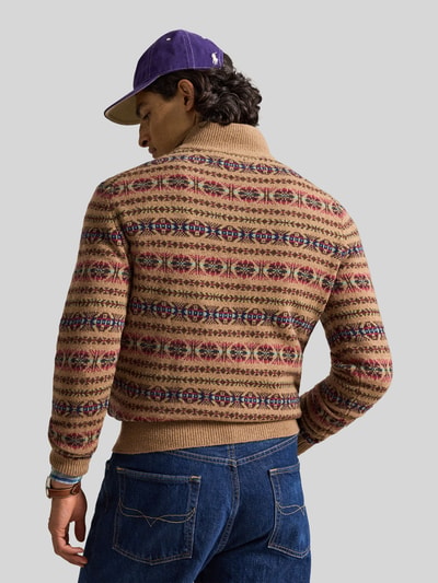 Polo Ralph Lauren Regular Fit Pullover aus reiner Wolle Beige 5
