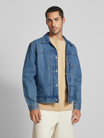 Levi's® Jeansjacke mit Brusttasche und Label-Detail Jeansblau 4