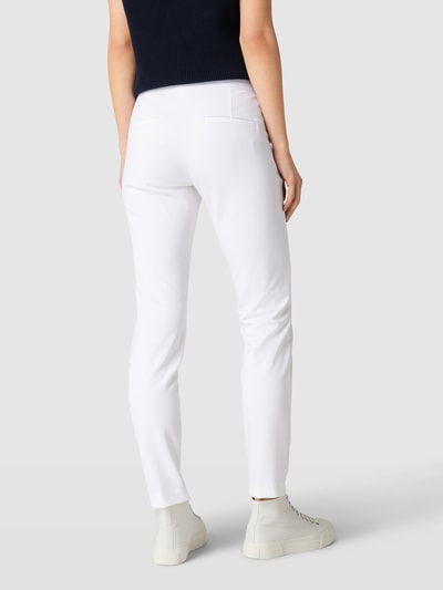 MCNEAL Tapered fit stoffen broek met structuurmotief in offwhite online kopen | P&C