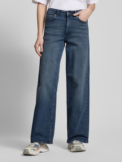 Only Wide Leg Jeans mit Baumwoll-Anteil Modell 'MADISON' Jeansblau 4