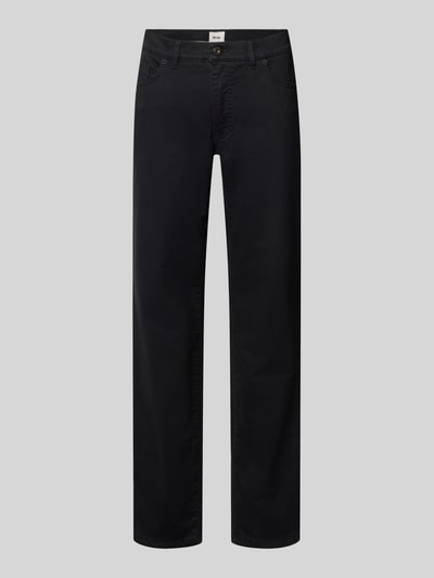 Brax Regular Fit Weite Hose aus Baumwoll-Mix Black 1