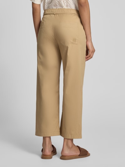MAC Straight Leg Stoffhose mit verkürztem Schnitt Modell 'CHiara' Beige 5