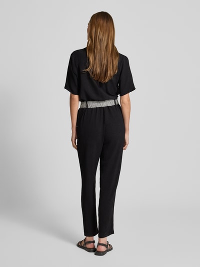 ZABAIONE Jumpsuit met V-hals Zwart - 5