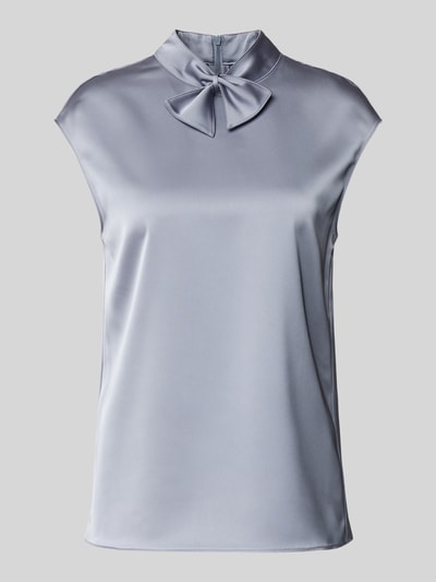 Emporio Armani Bluse mit Schleifen-Detail Hellblau 1