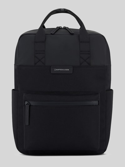 Kapten & Son Rucksack mit Label-Detail Black 1