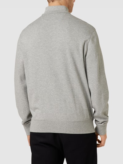 Polo Ralph Lauren Sweatshirt mit Label-Stitching Mittelgrau Melange 5