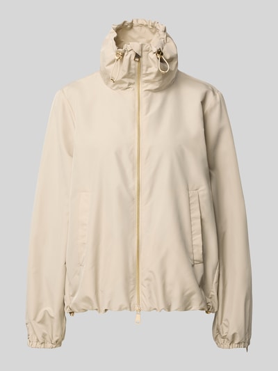 Productfoto, Jacke mit Zweiwege-Reißverschluss van WHITE LABEL in beige met staande kraag, regular fit, steekzakken, maat 36: ruglengte 63 cm, schouderbreedte 40 cm, borstwijdte 56 cm, mouwlengte 61 cm, gladde textuur