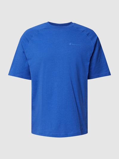 CHAMPION T-Shirt mit Logo-Print Royalblau 2