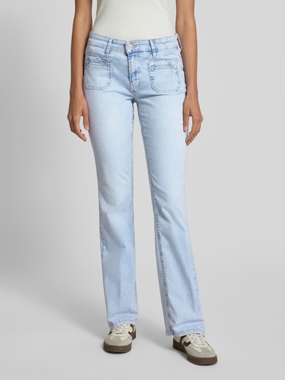 MAC Bootcut jeans met steekzakken Lichtblauw - 4