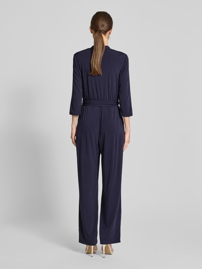 s.Oliver BLACK LABEL Regular Fit Jumpsuit mit 3/4-Arm Marine 5