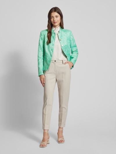 WHITE LABEL Leinenblazer mit Paisley-Muster Mint 1